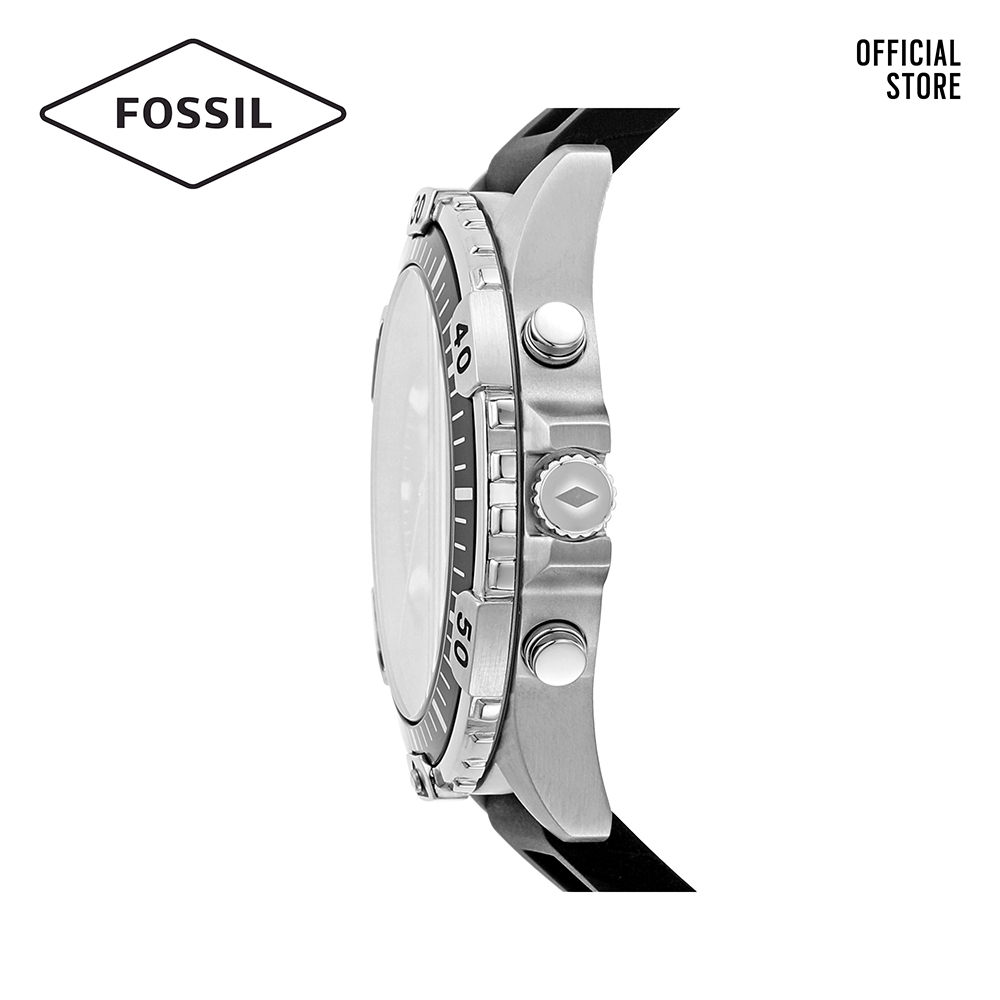 Đồng hồ nam FOSSIL Garret dây silicone FS5624 - màu đen