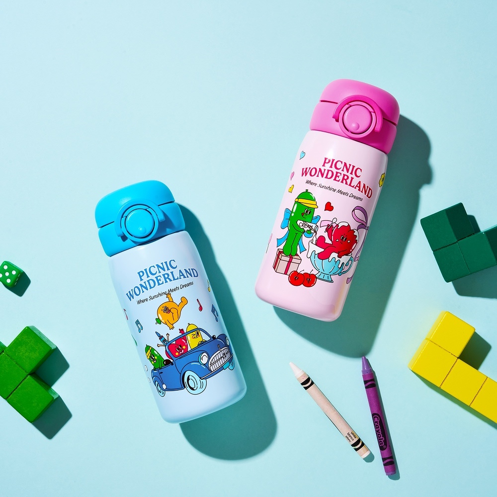 Bình giữ nhiệt LocknLock inox STS316L 380ml cho bé Balloon Friends School Fit Tumbler LHC3384 - Hàng Chính Hãng - JoyMall