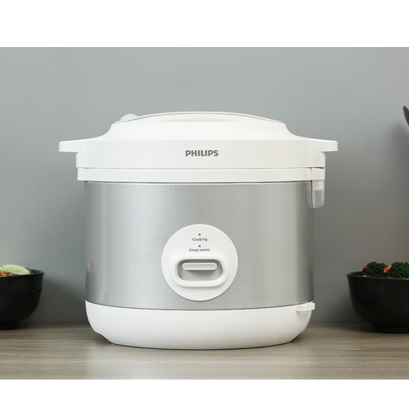 Nồi Cơm Nắp Gài Philips 1.8 lít HD3008/30 - Hàng Chính Hãng