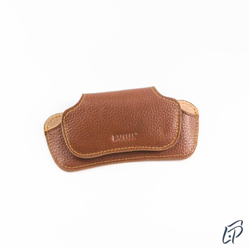 Bao da đựng kính da bò thật (nappa, mill), nhiều màu sắc lựa chọn - Leather case for glasses variety of colors
