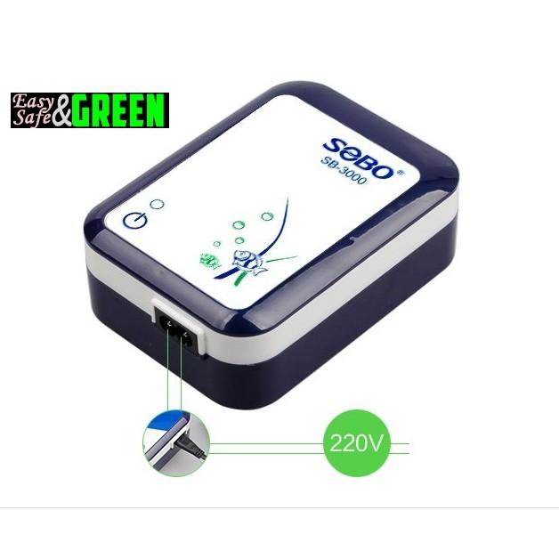 Máy sủi khí tích điện SB-3000