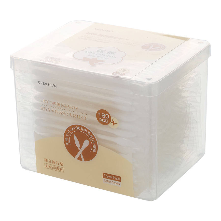 Tăm Bông Miniso 200030661 (180 Chiếc)