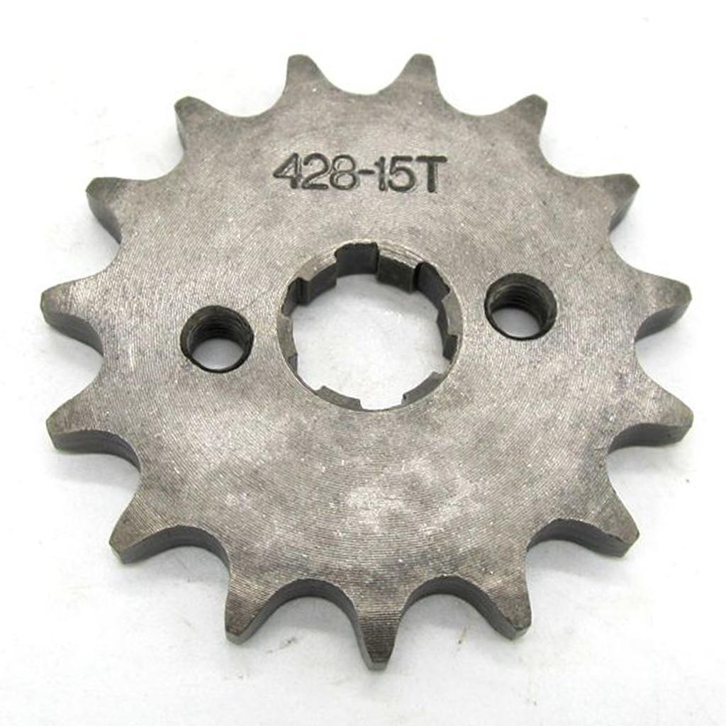 15T 428 Chain/Pitch Front Sprocket Cog /Trail/Dirt bike ATV Quad 17mm