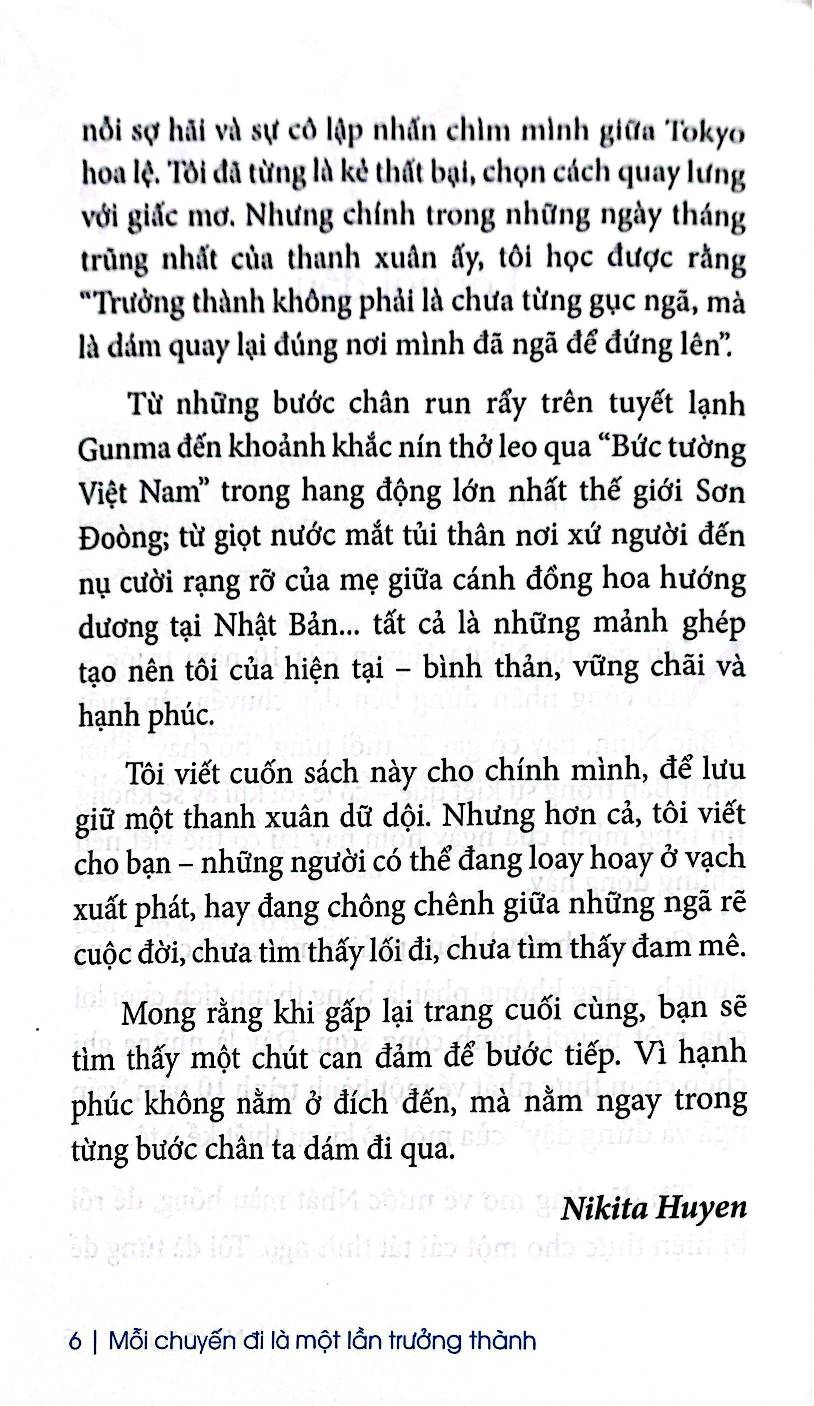 Sách - Mỗi Chuyến Đi Là Một Lần Trưởng Thành - Phương Đông 10 Năm Rong Ruổi
