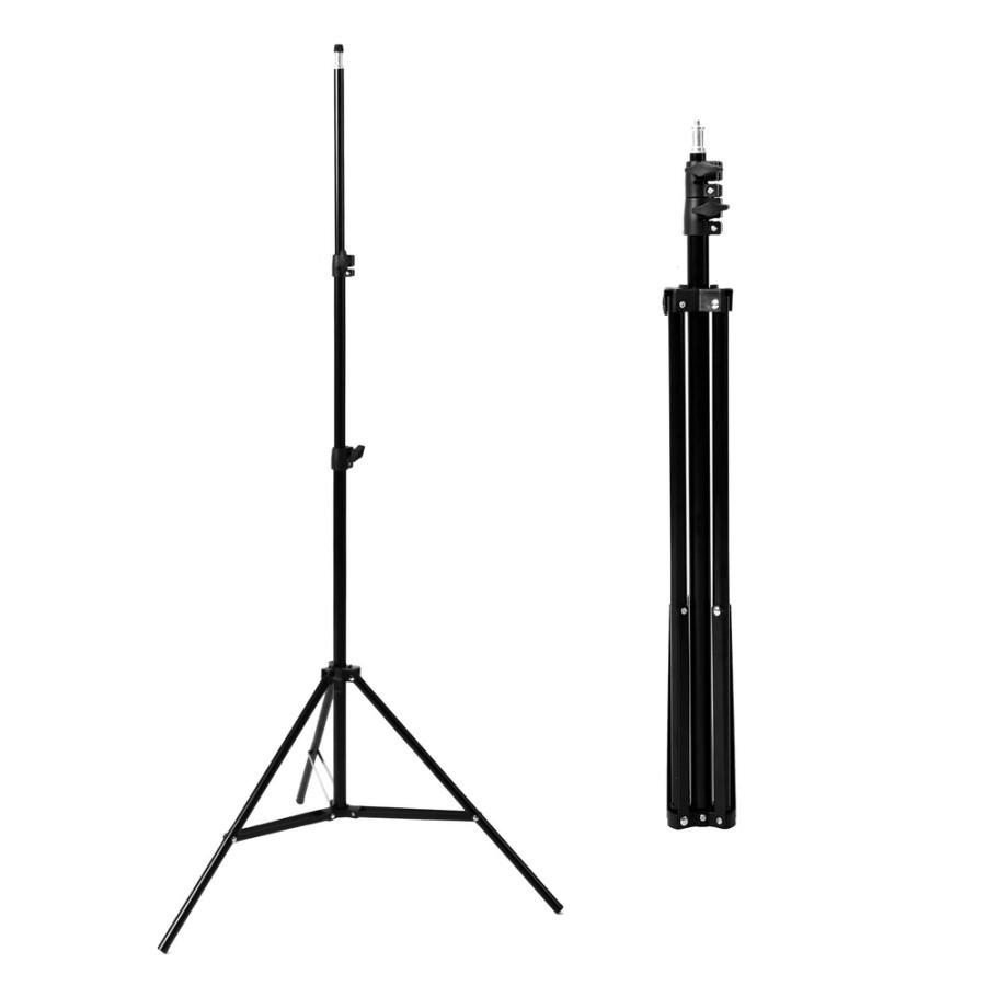 Chân đèn lớn cao 2m giá đỡ tripod Studio hỗ trợ cho điện thoại, đèn livestream đa năng gấp gọn thế hệ mới đầu ốc 1/4