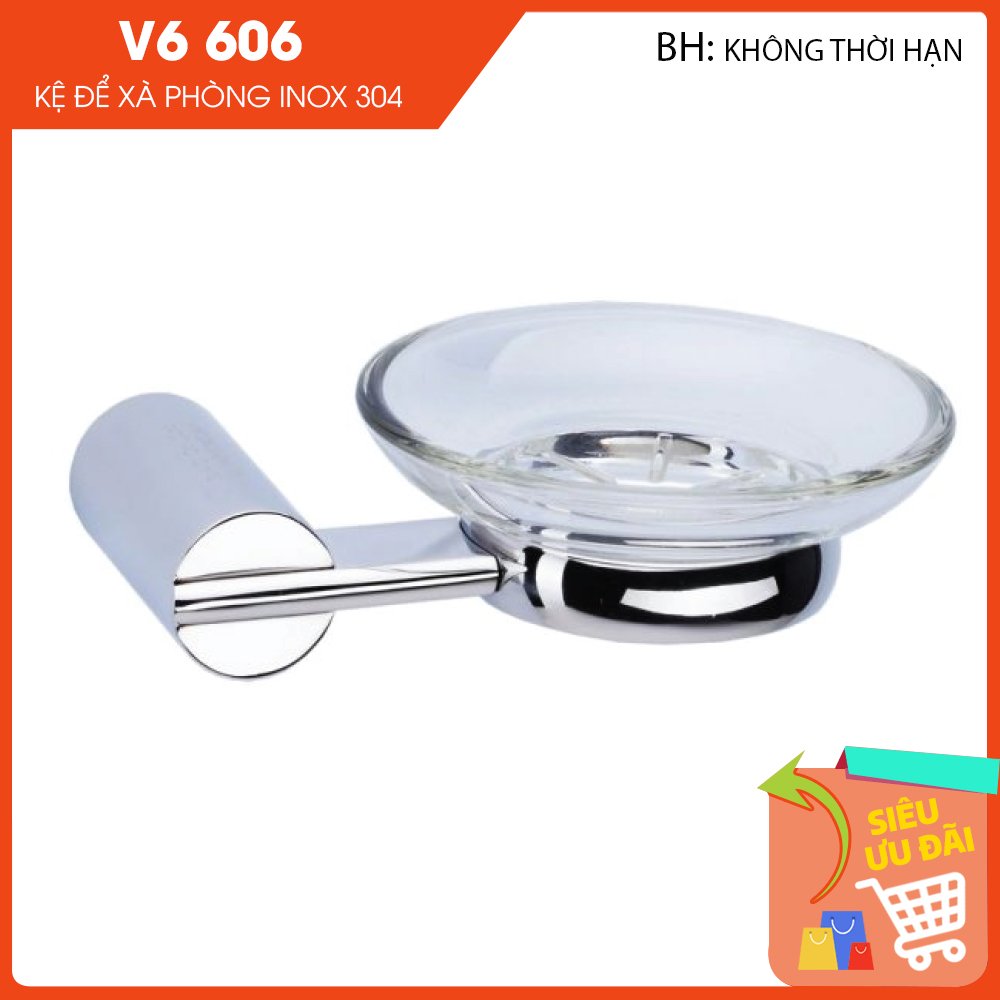 Kệ để Xà phòng Inox 304 Cao cấp V6 606