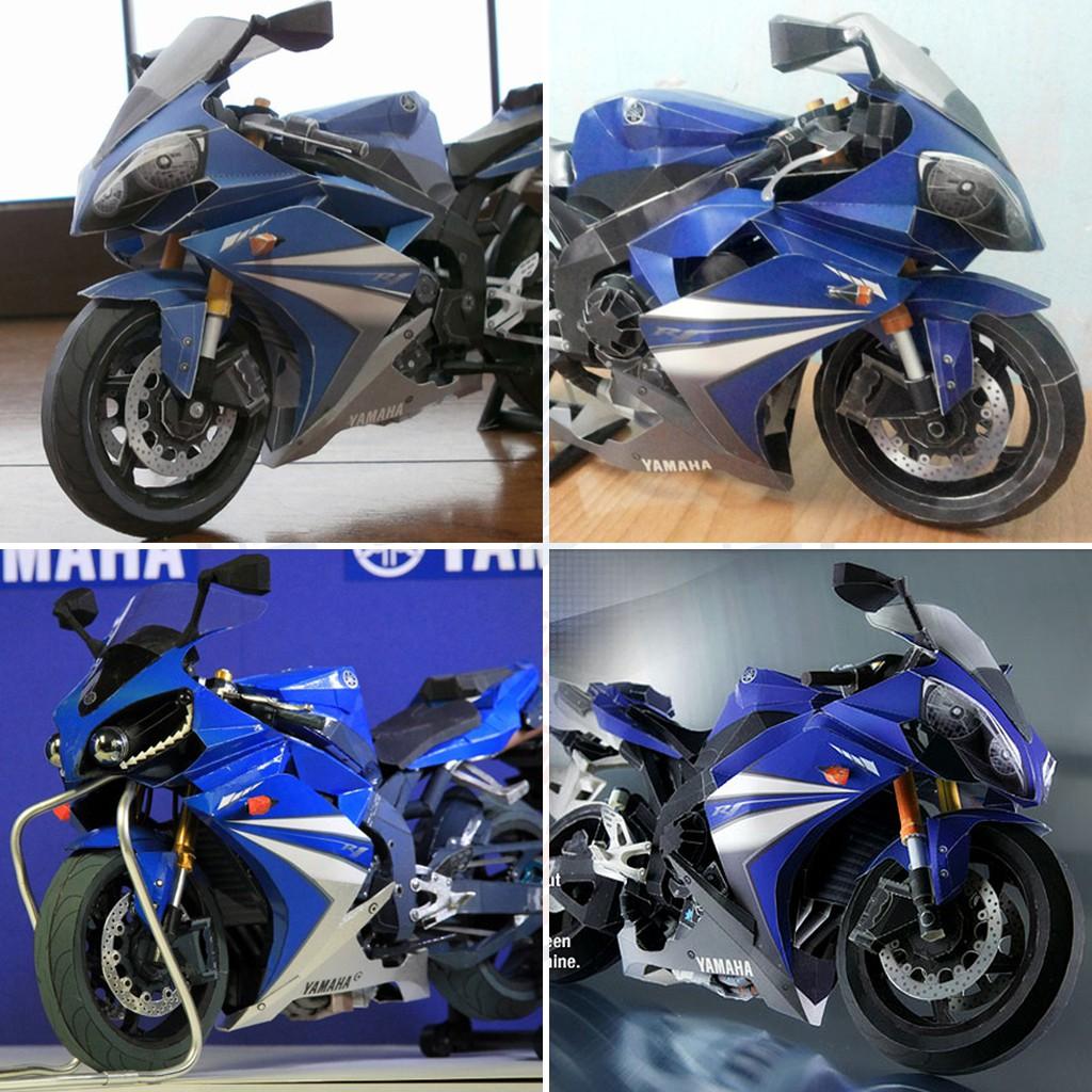 Mô hình giấy xe máy Yamaha YZF-R1