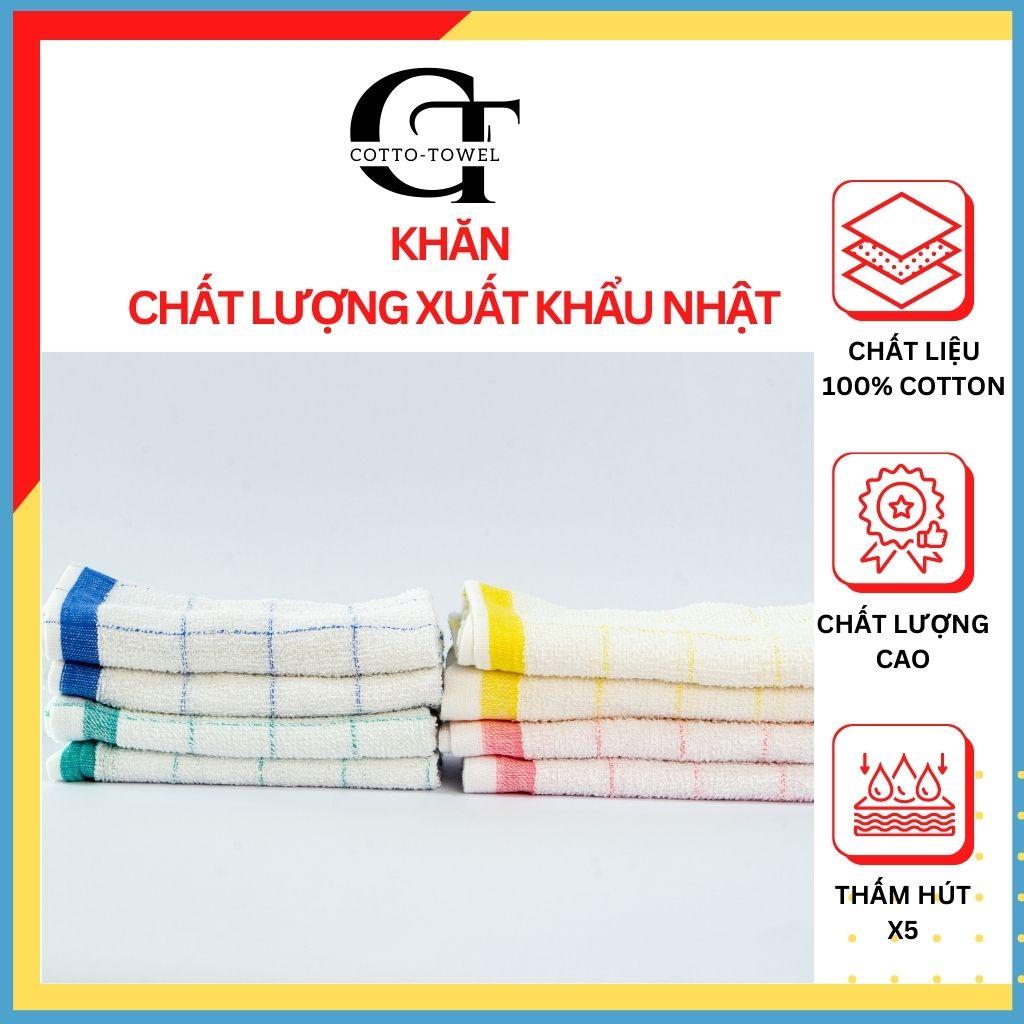 Khăn lau bếp HÀNG XUẤT NHẬT 100% Cotton Siêu Thấm hút