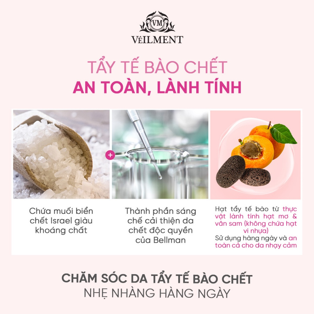 Sữa tắm hạt hương ổi hồng On: The Body Veilment Natural Spa Black Rose 400g