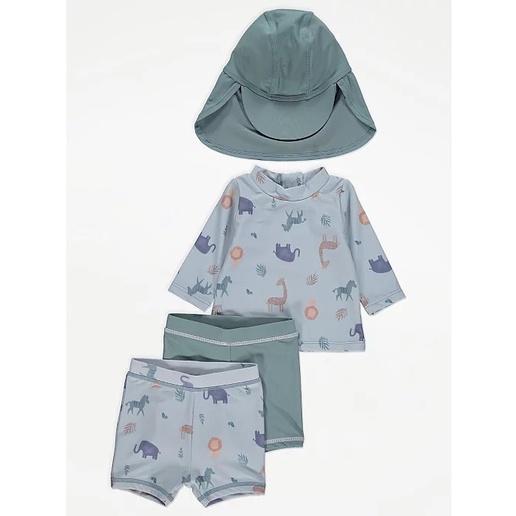 Set bộ quần áo bơi kèm mũ GEOGRE_UK sz 6-9m, 9-12m, 12-18m, 1.5-2y, 2-3y, 3-4y, 4-5y, 5-6y