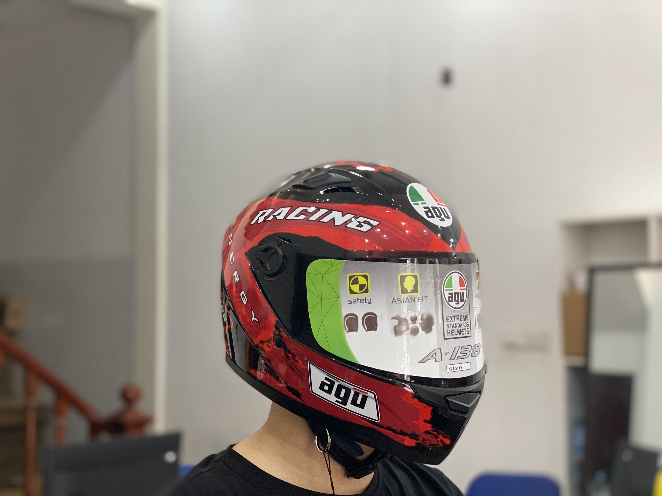 Nón bảo hiểm Fullface Racing 15 + Tặng kèm túi đựng nón thương hiệu