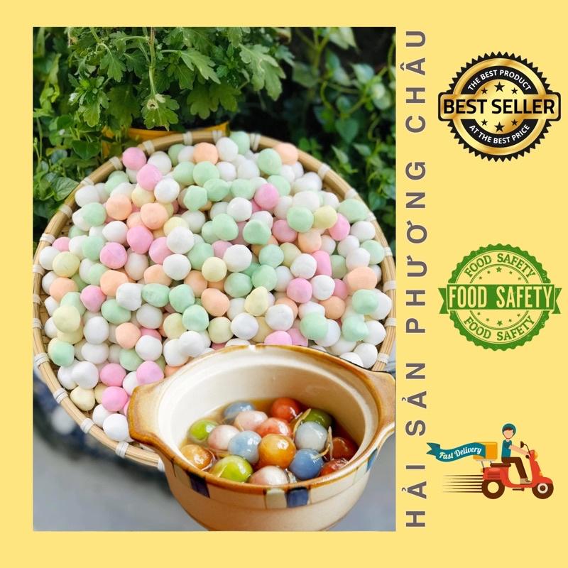Đặc Sản Huế - Bột Lọc Bọc Dừa Huế Ngũ Sắc màu tự nhiên nấu chè dẻo thơm - 500g
