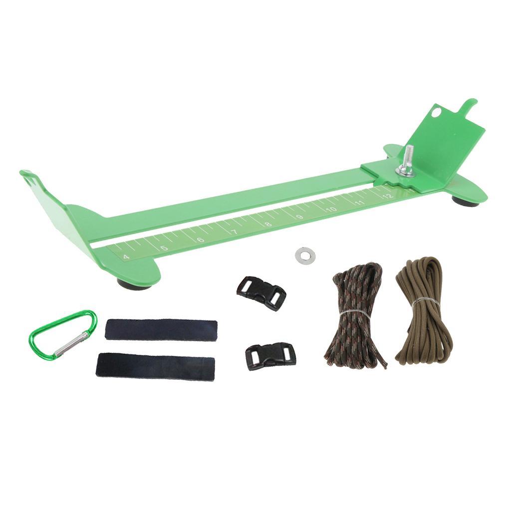 Stainless Steel Jig Craft Paracord Bracelet Making Rack Braid Tools with carabiner buckle