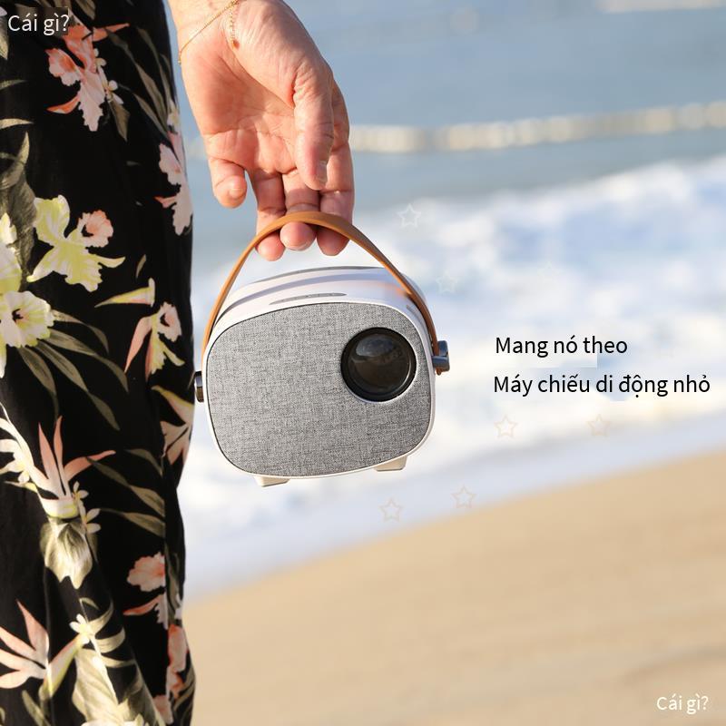 Phong cách mới nhất dành cho gia đình nhỏ pin máy chiếu có thể sạc lại ngoài trời HD rạp hát di động phòng ngủ ký túc xá điện thoại thông minh