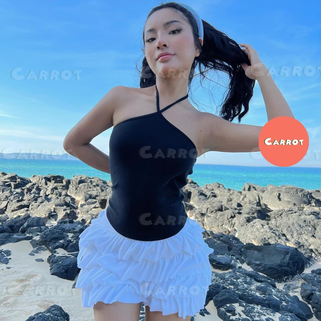 Áo croptop 2 dây chân váy ôm body sexy chất vải cao cấp đi chơi đi du lịch carrotxinhdep