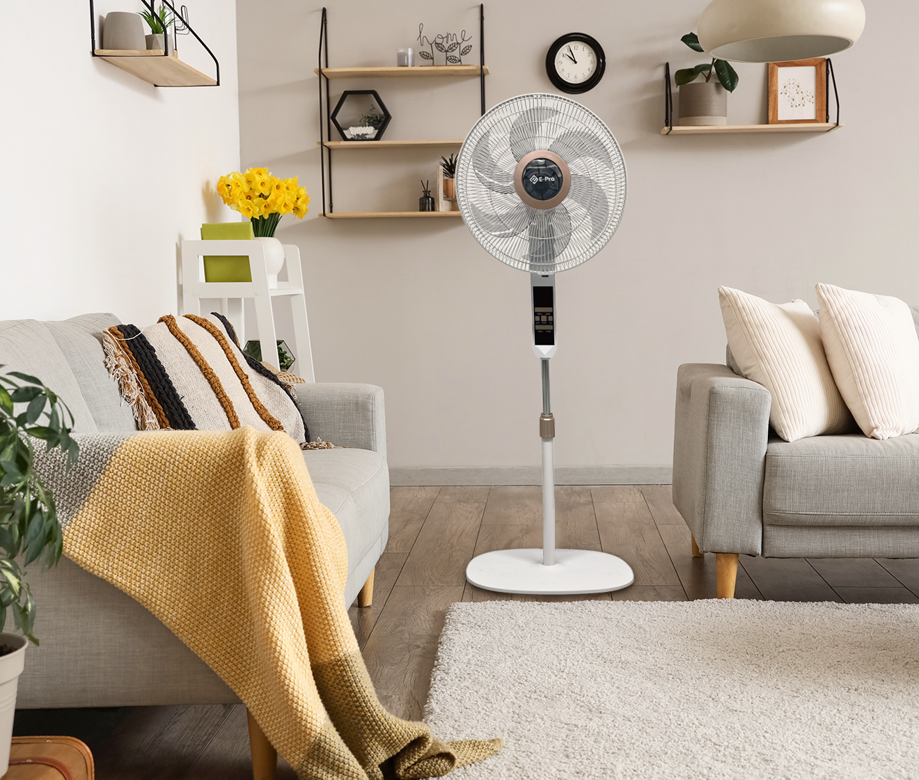 [Hàng chính hãng] Quạt đứng VEP-SF40-D6R - Hẹn giờ 9 tiếng - 3 cấp độ gió linh hoạt