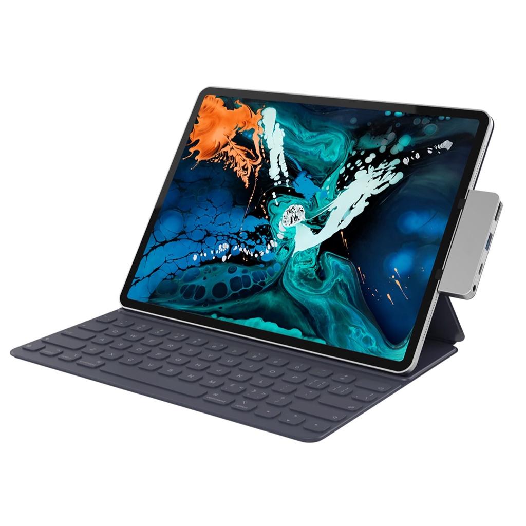 Cổng Chuyển Chuyên Dụng Hyperdrive iPad Pro/Macbook/Surface 4 IN 1 HDMI 4K/30HZ USB-C HUB – HD319E Hàng Chính Hãng