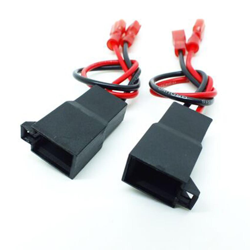 2 Pieces Car Audio Speaker Wire Harness Connector for VW AUDI Nissan