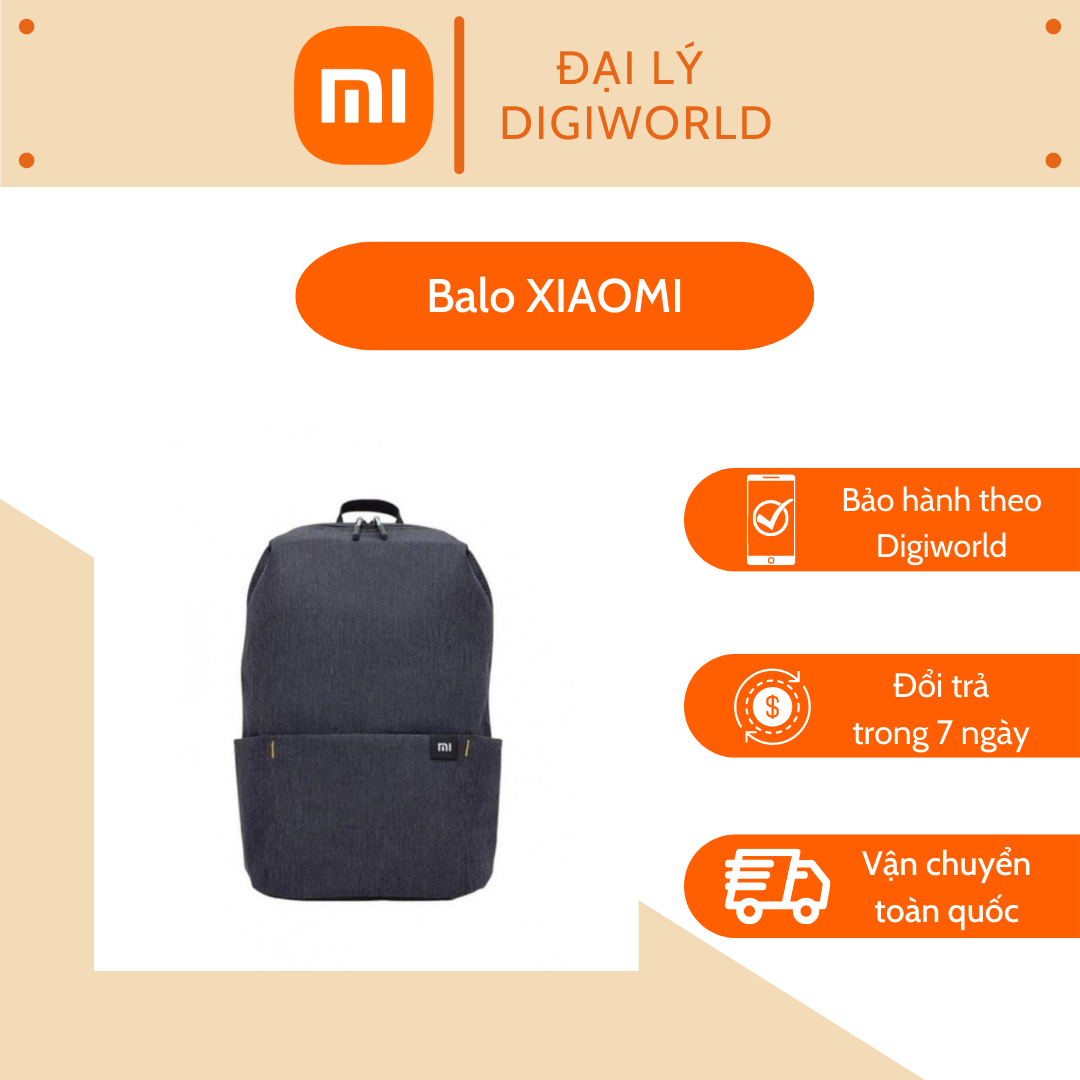 Ba lô Xiaomi Commuter Backpack- Hàng chính hãng - Balo Xiaomi thời thượng thanh lịch, rộng rãi, nhiều ngăn chưa, kháng nước