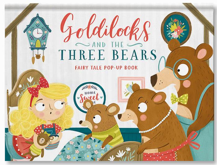 Sách tương tác thiếu nhi tiếng Anh - Goldilocks And The Three Bears Fairy Tale Pop-Up Book