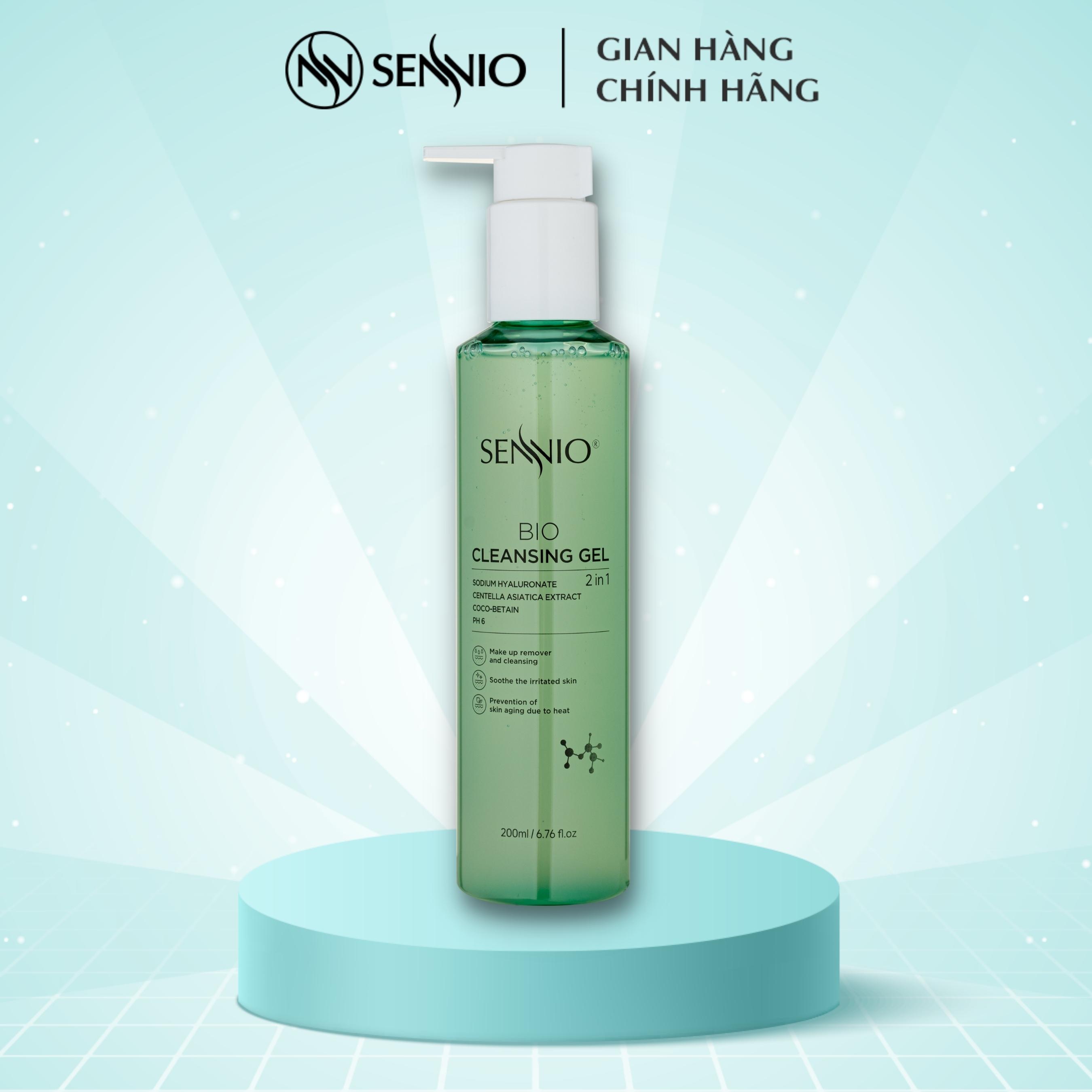 Gel Tẩy Trang Thải Độc Tố 2in1 - Sennio Bio Gel Cleanser