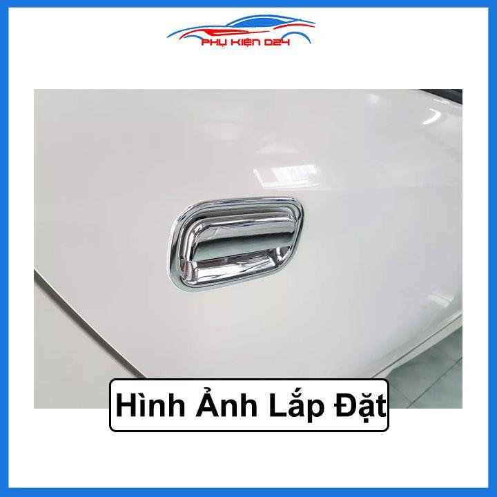 Ốp tay hõm mạ crom Toyota Wigo sáng bóng chống trầy bảo vệ cửa xe ô tô