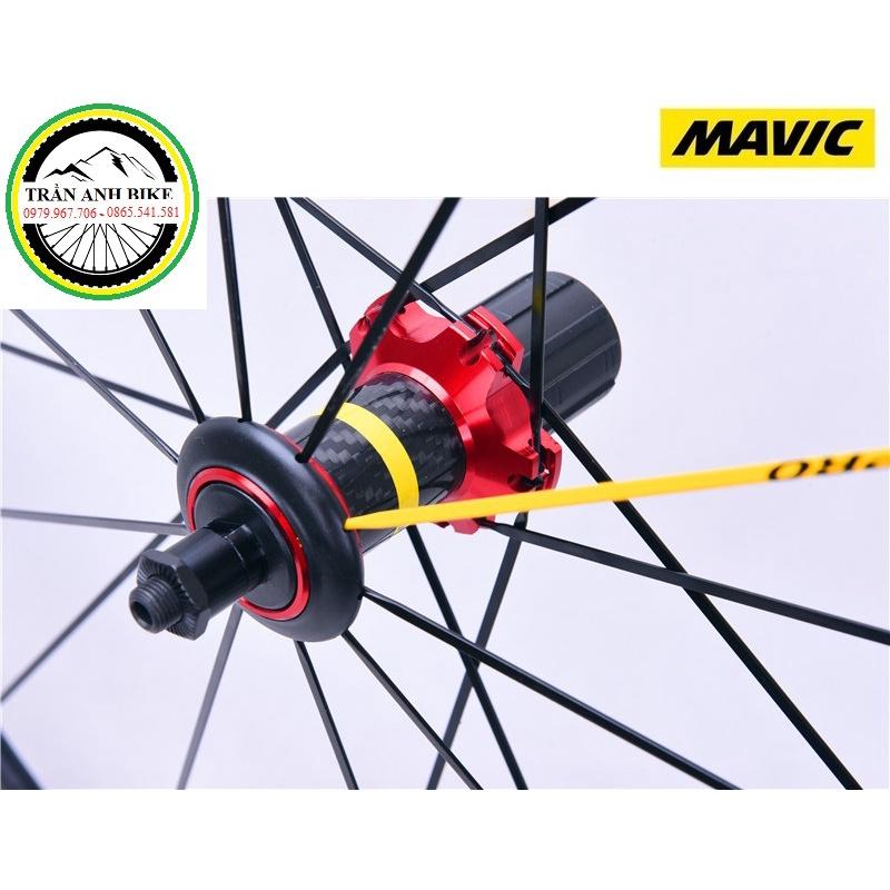 Bộ vành nhôm xe đạp road MAVIC COSMIC PRO 700Cx40mm - Hub Carbon