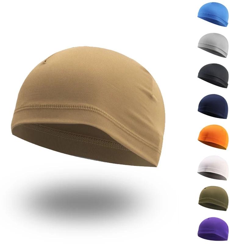 Mùa hè mát mẻ đạp xe nam giới Lycra bảo vệ mặt trời beanie chạy thể thao mũ nhẹ nhẹ ngoài trời xe máy phụ nữ khô Color: sand
