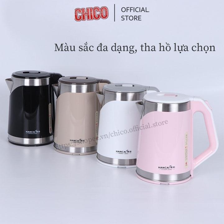 Ấm siêu tốc đun nước Misushita 2.5L công suất 1500W, Ấm đun siêu tốc 3 lớp cách nhiệt hàng chất lượng cao