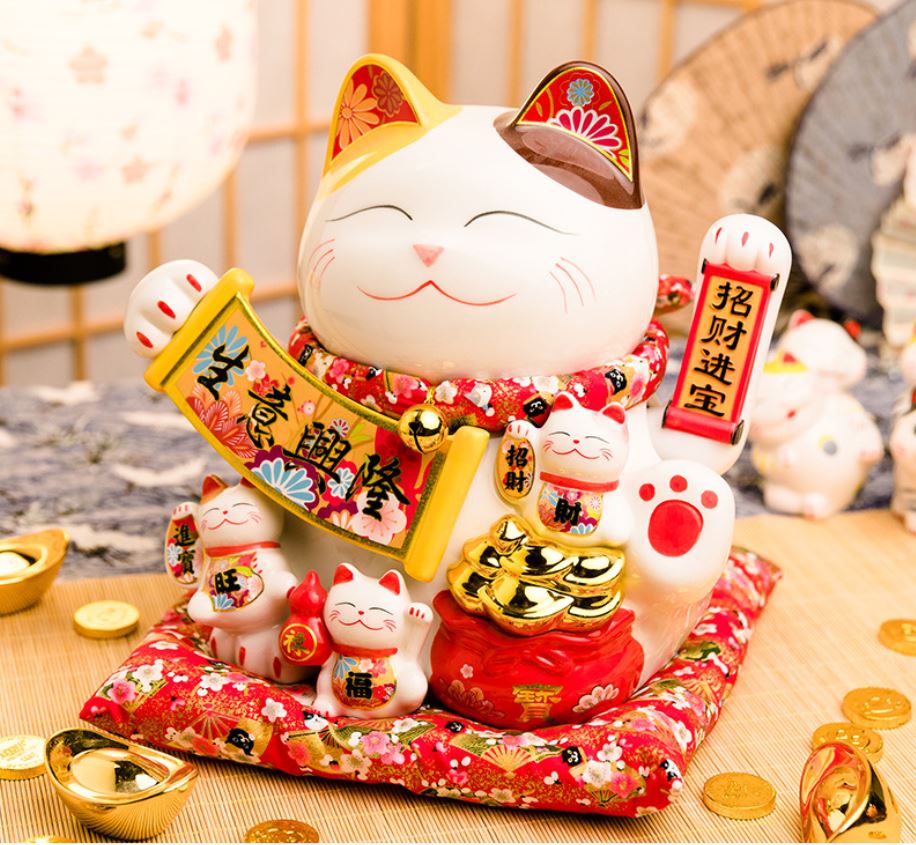 Mèo Thần Tài Như Ý Cát Tường