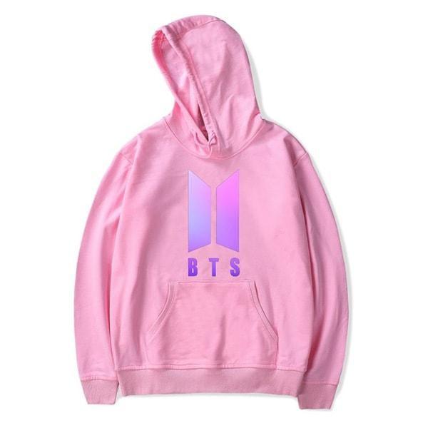 ÁO HOODIE BTS BIỂU TƯỢNG HỒNG NHẠT NAM NỮ BIG SIZE