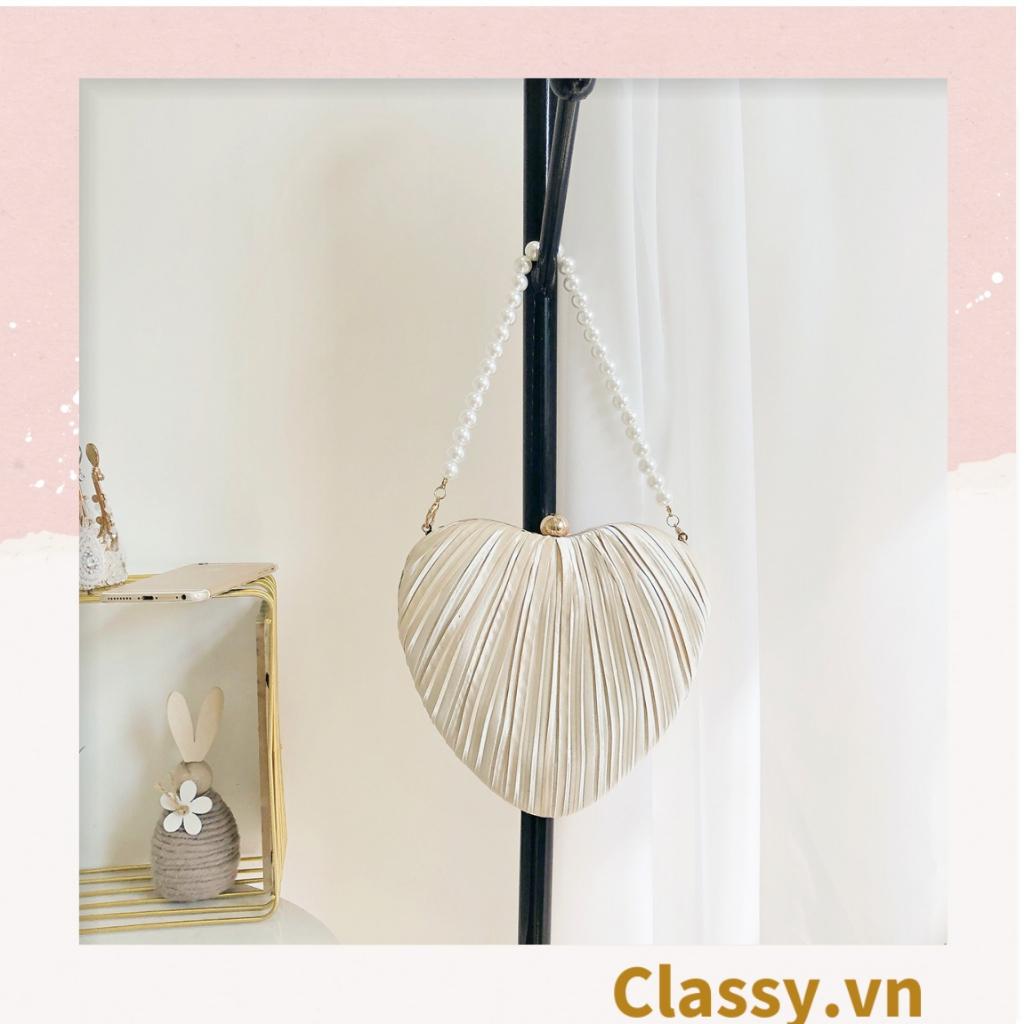 Túi dự tiệc  Classy trái tim sang chảnh, tiểu thư T266