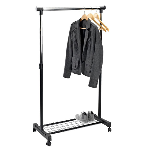 Giá treo quần áo | JYSK Gudme | PP/nhựa/thép | đen/màu chrom | nhiều kích thước