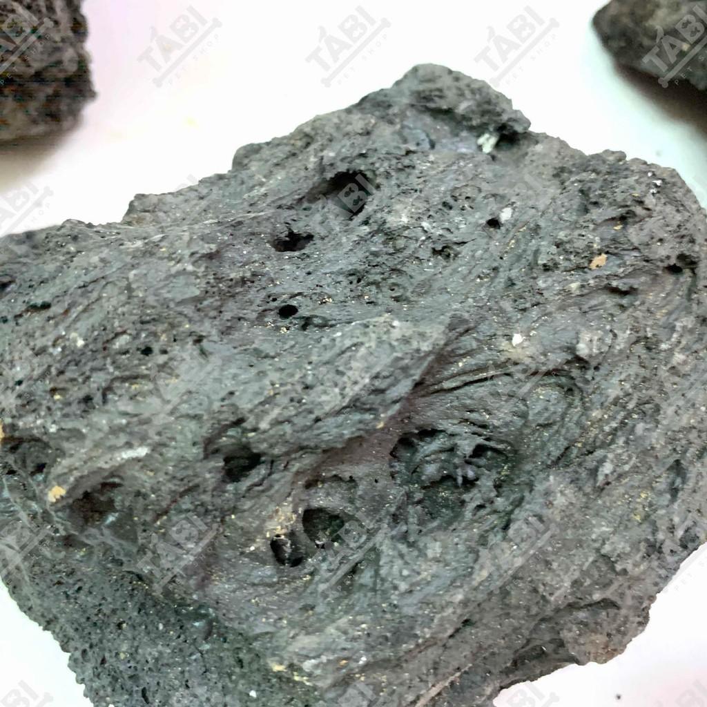 1KG Đá Đen Lớn Setup Hồ Cá - Đá Gia Lai Trang Trí Bể Cá, Làm Cảnh Núi