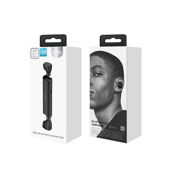 Tai nghe bluetooth 5.0 tốc độ cao kiểu dáng sang trọng âm thanh chất lượng cao - Noble Bluetooth Earphone Actto TWS-01 - Hàng chính hãng