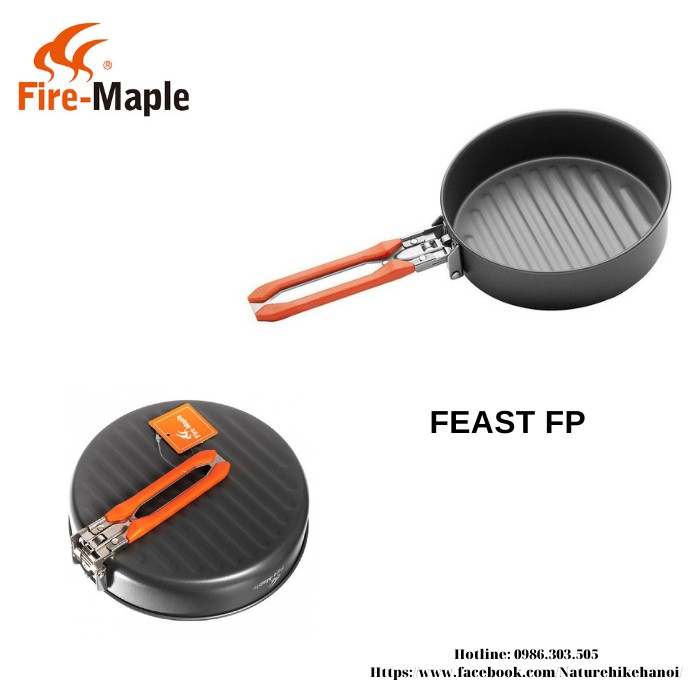 Dụng cụ nấu ăn Chảo Firemaple FEAST FP chống dính nhỏ gọn nhẹ tiện lợi du lịch dã ngoại A303