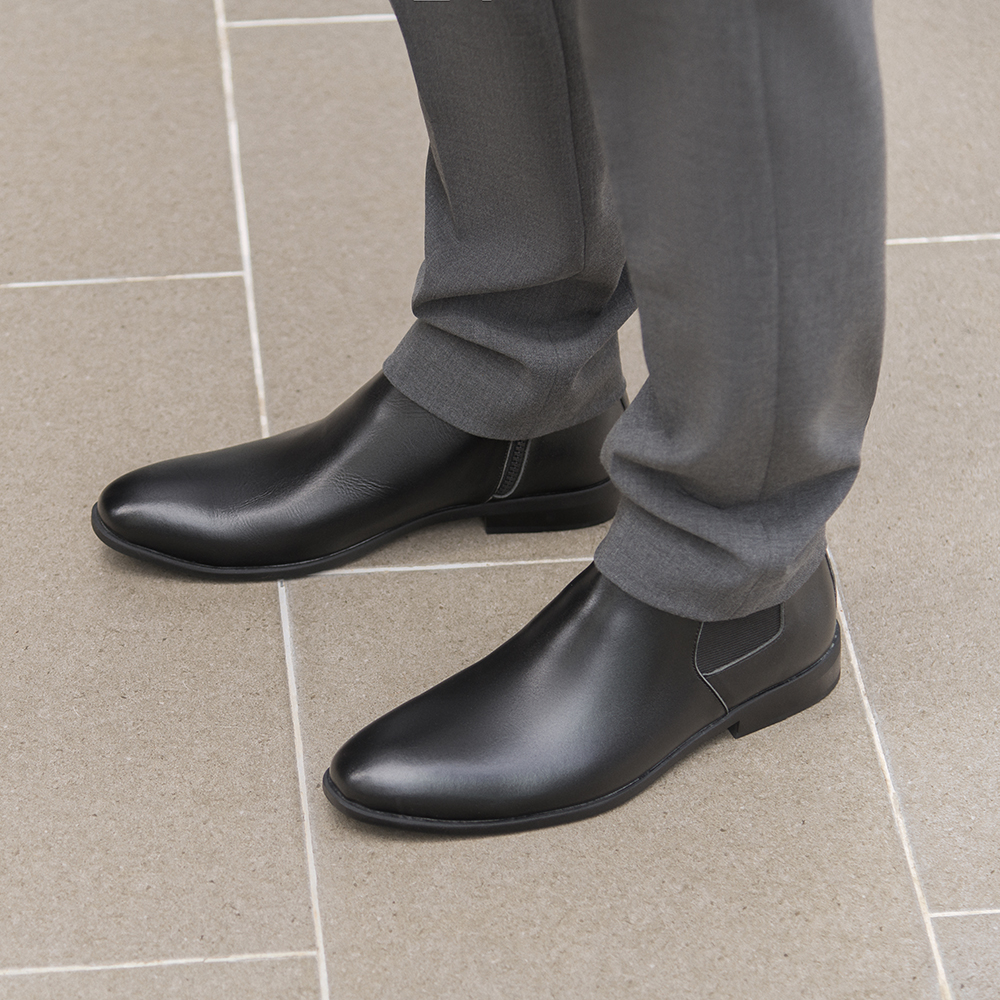 Giày chelsea boot Tâm Anh GNTA6801-2-D trẻ trung cao cấp