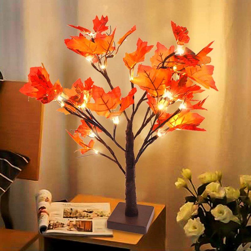 Đèn Led 24 Bóng Hình Cây Thông Trang Trí Giáng Sinh