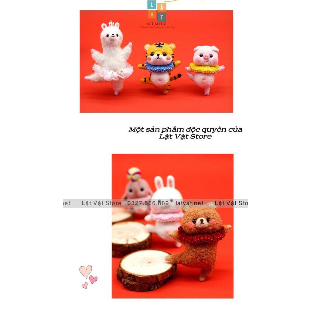 Bộ len chọc các 9 bé VŨ ĐOÀN BA LÊ, có hướng dẫn bằng video cho người mới bắt đầu, needle felting