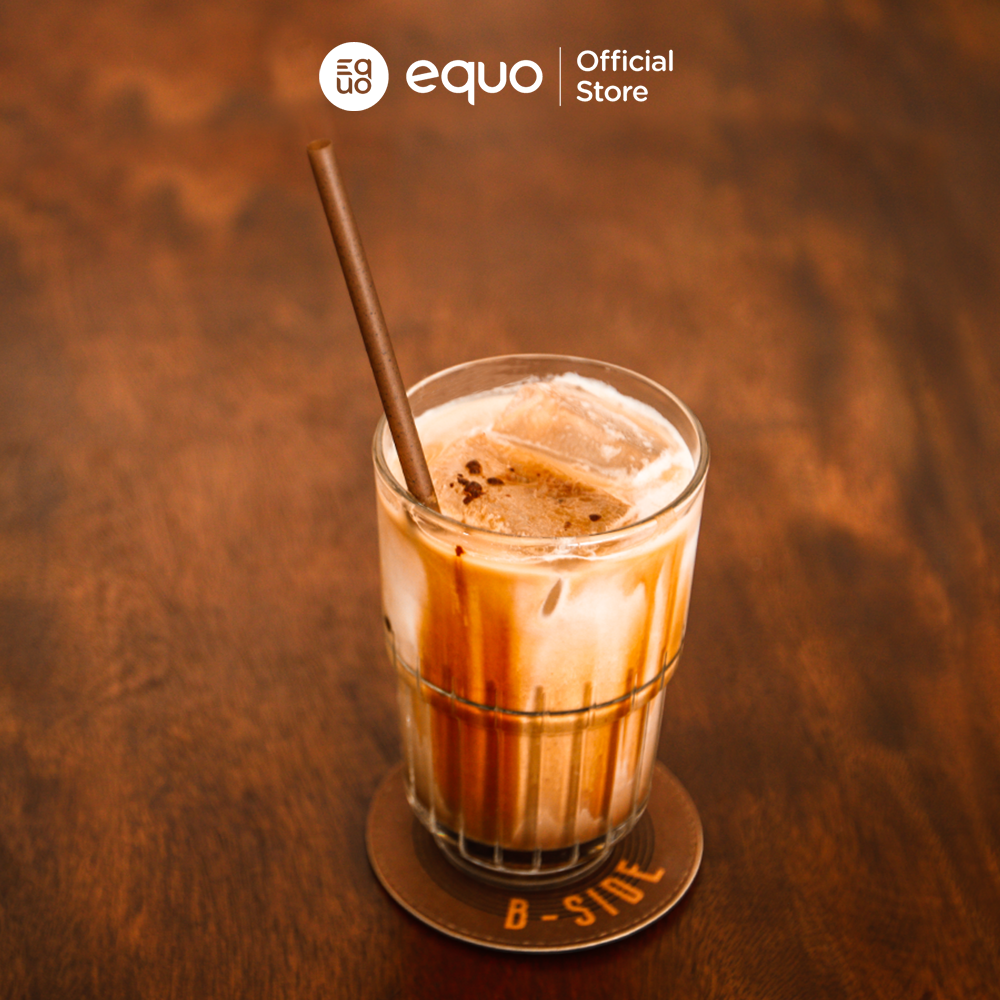 Ống hút cà phê EQUO không tan trong nước hộp 50 ống size tiêu chuẩn 6*200mm