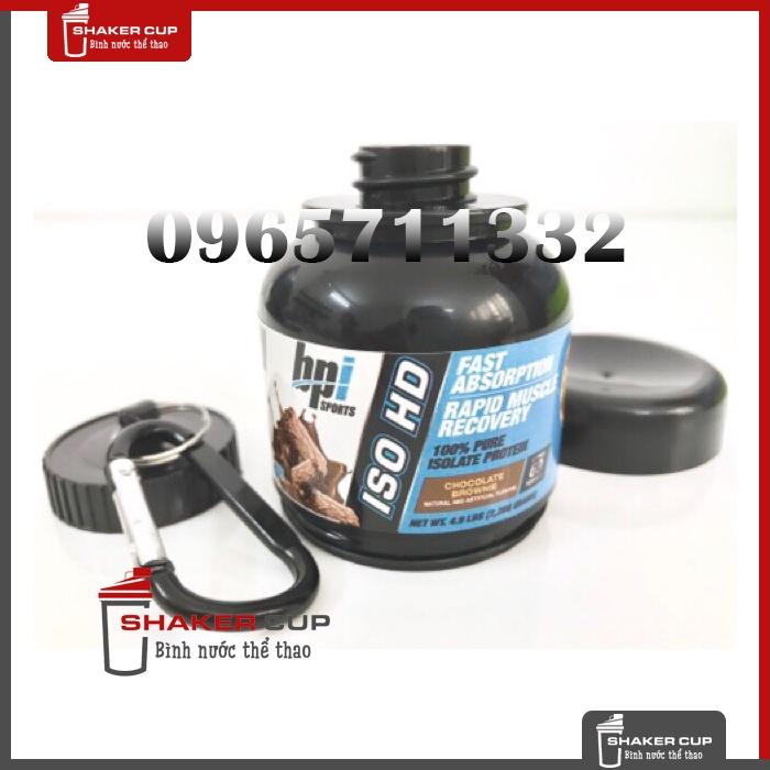 Hũ đựng bột, hộp đựng whey, mass, bcaa tập gym Ishake Protein Funnel 200ml