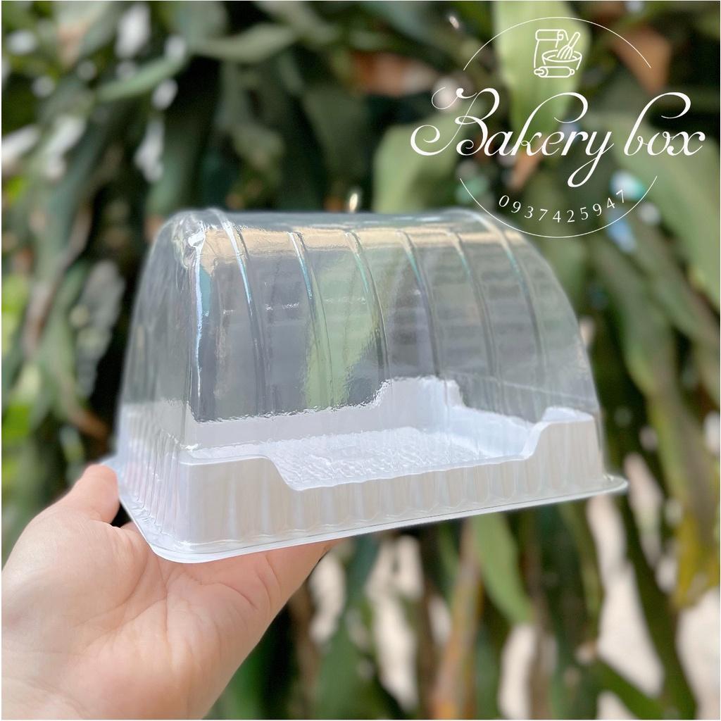 Hộp H22 Đựng Bánh Bông Lan Cuộn Ngắn Lớn Size 14cm