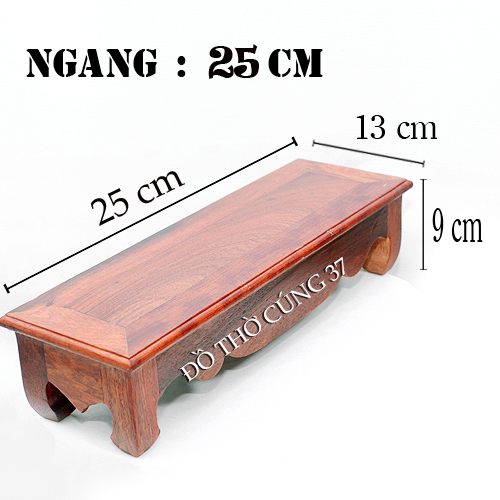 Đế gỗ hương kê khung ảnh thờ