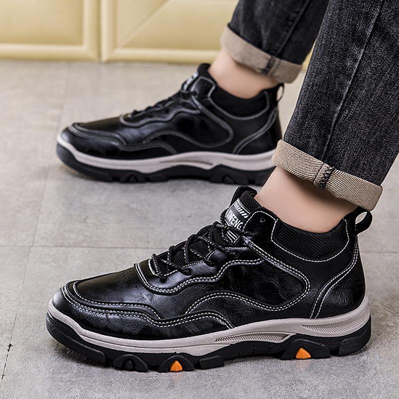 LCRTZKG Mens Casual Sneaker Giày leo núi ngoài trời thời trang Mùa đông ấm không trượt Giày thể thao nam thời trang Giày chạy bộ mới