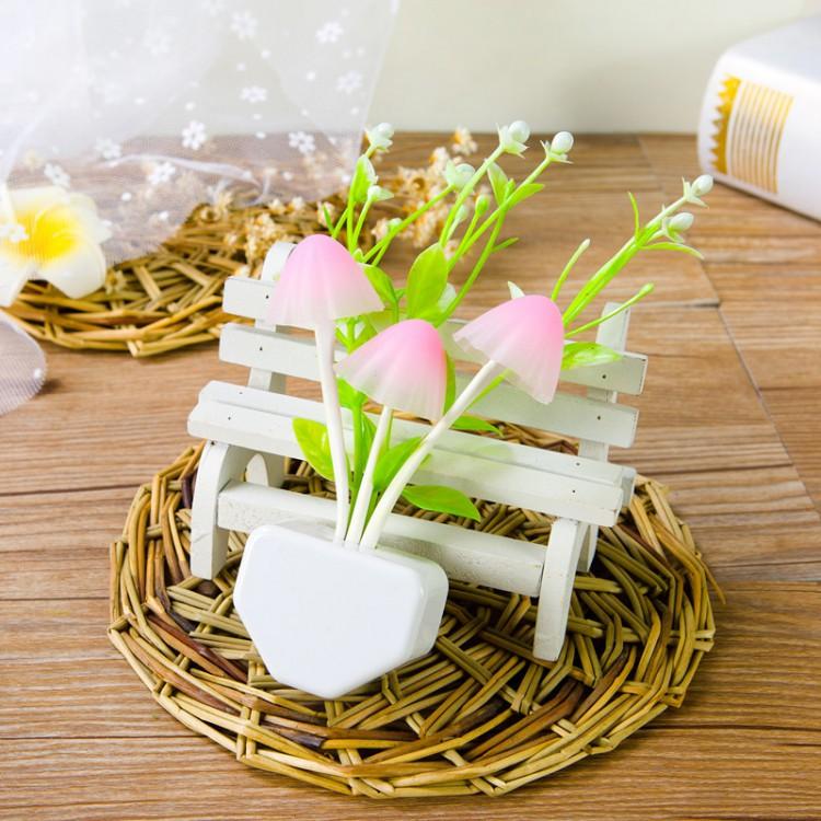 Đèn ngủ chậu hoa nấm