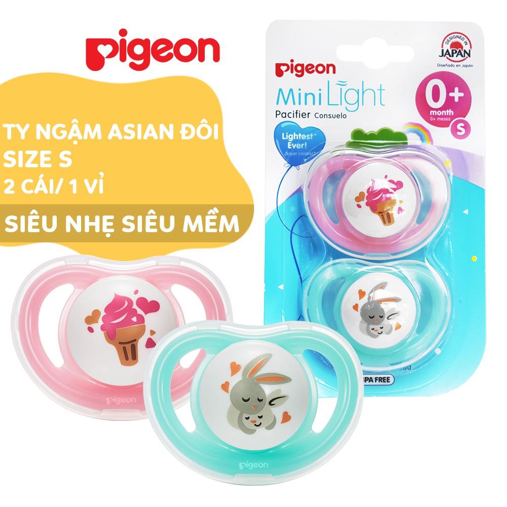 Ty ngậm đôi Pigeon size S cho bé trai/bé gái