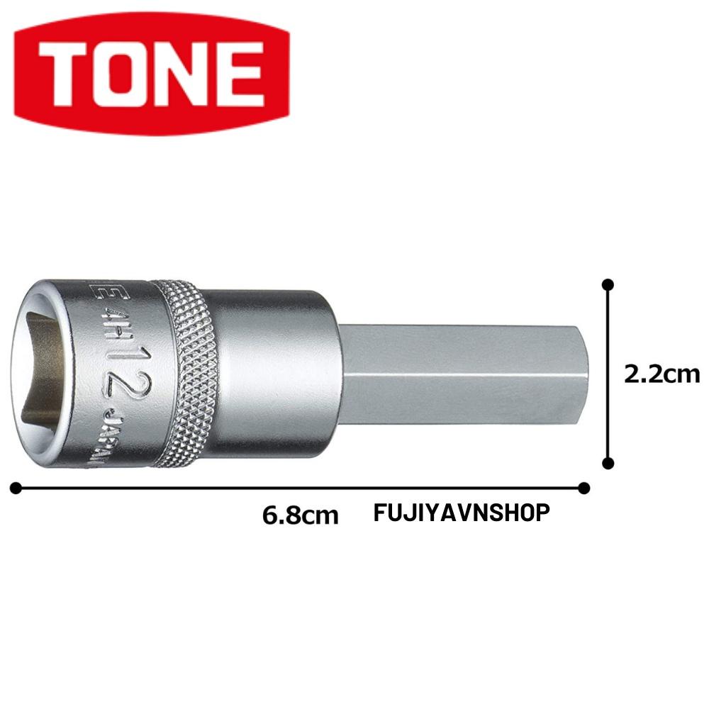 Đầu khẩu lục giác dài Tone HP4H-12 (1/2'') ra đầu lục giác 12mm