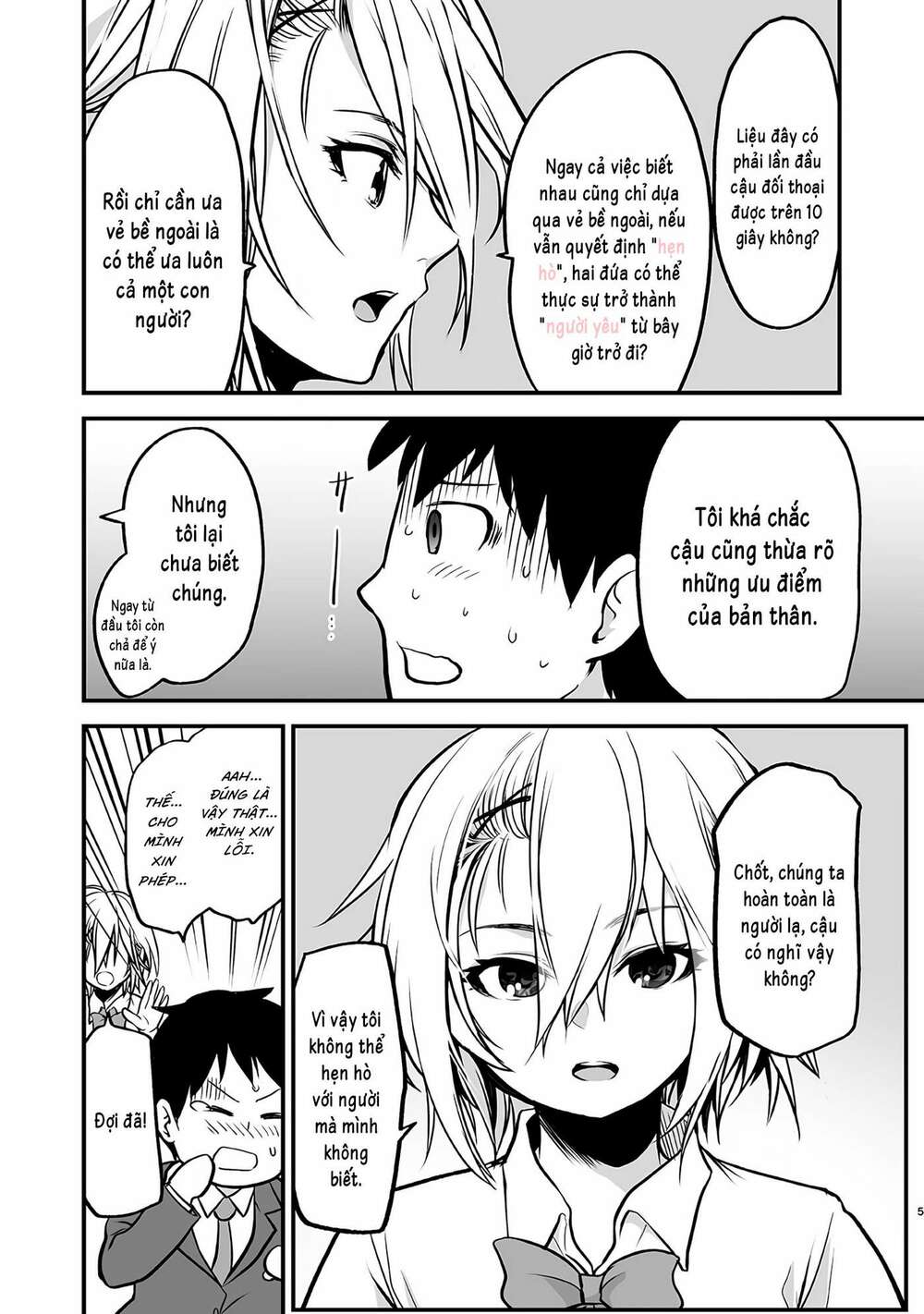 chàng trai tỏ tình với "cô nàng bất hảo" chapter 1 7