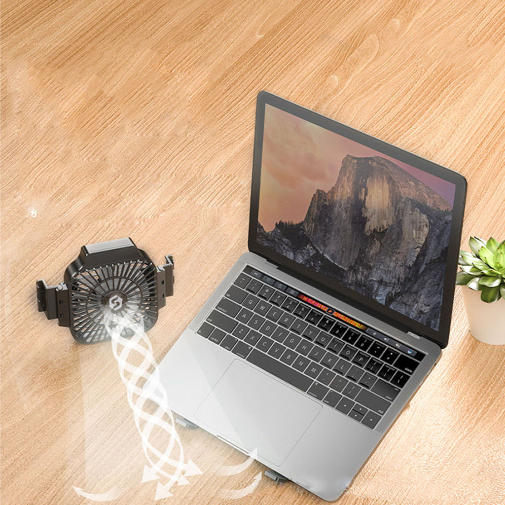 VINETTEAM Quạt Tản Nhiệt Cho Laptop Macbook Máy Tính Bảng Điều Chỉnh Được Tốc Độ Quạt  Dùng Cho Máy Từ 11~17 inch - Hàng Chính Hãng