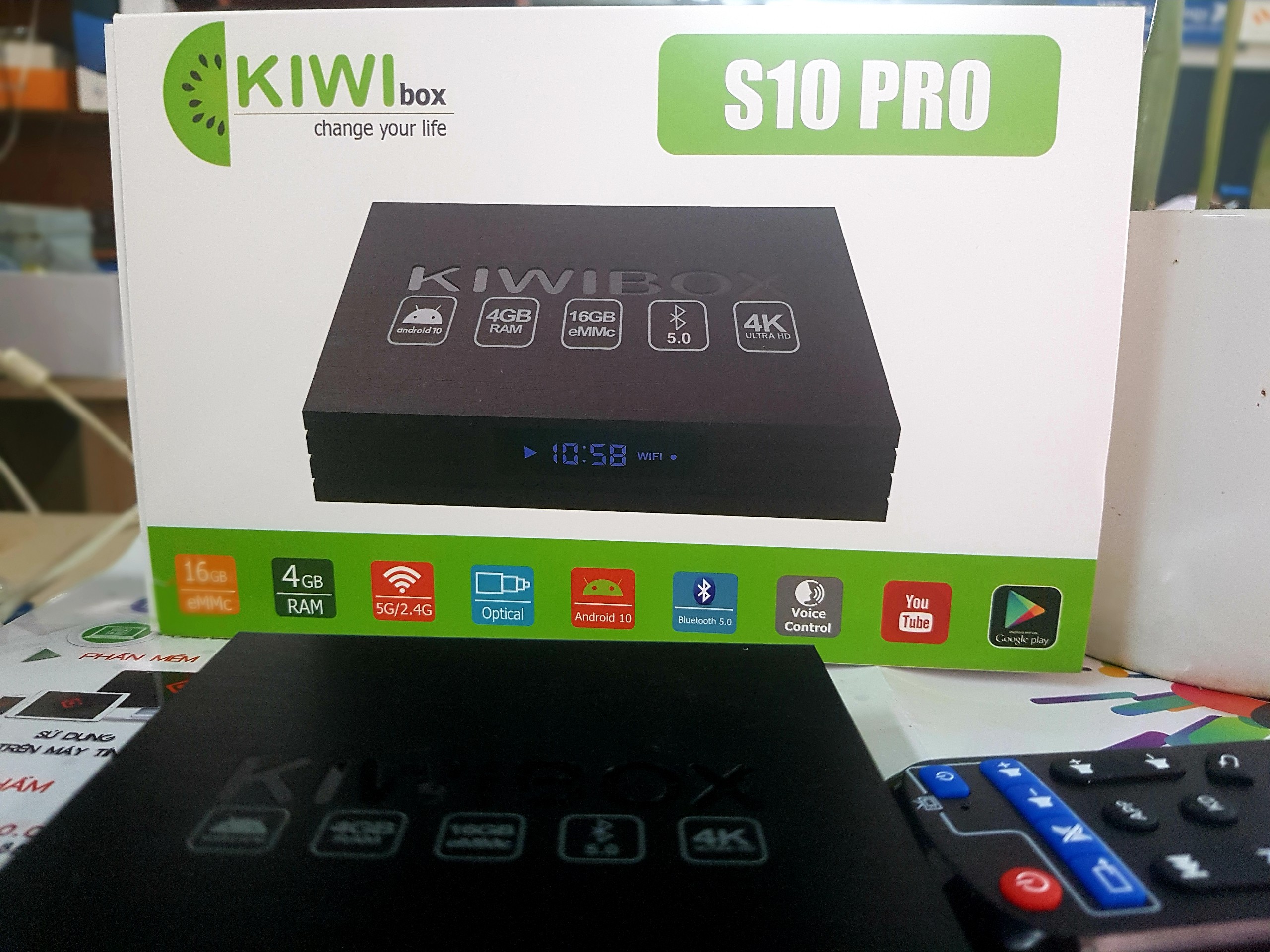 Android Kiwibox S10 Pro 2020 Ram 4G Rom 16G - Sản phẩm chính hãng